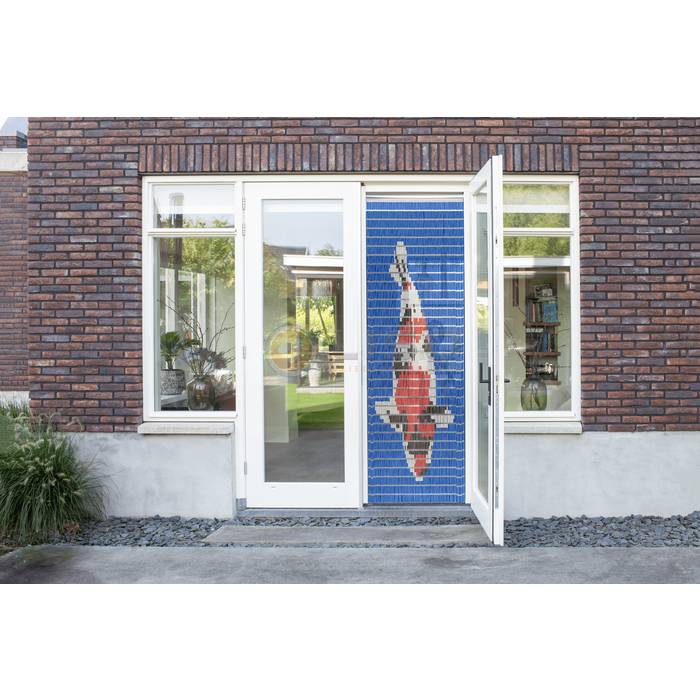 Liso ® Vliegengordijn Liso ® Hulzengordijn met Koi | Doe-het-zelf pakket