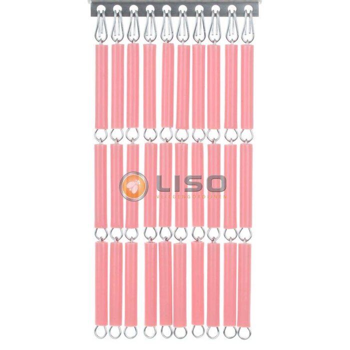 Liso ® Vliegengordijn Liso ® Hulzengordijn met Flamingo | Doe-het-zelf pakket
