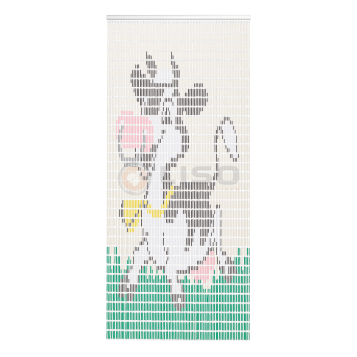 Liso ® Vliegengordijn Liso ® Hulzengordijn met Koetje | Doe-het-zelf pakket