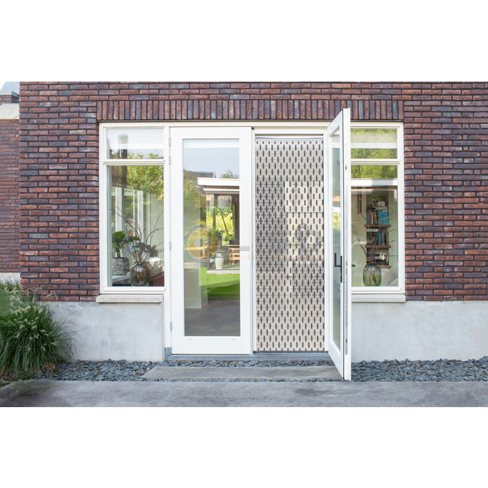 Liso ® Vliegengordijn Liso ® Hulzengordijn met Plusjes | Op maat gemaakt