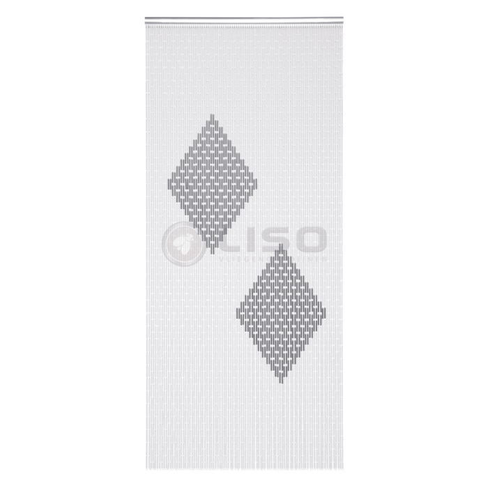 Liso ® Vliegengordijn Liso ® Hulzengordijn met 2 Ruiten | Op maat gemaakt