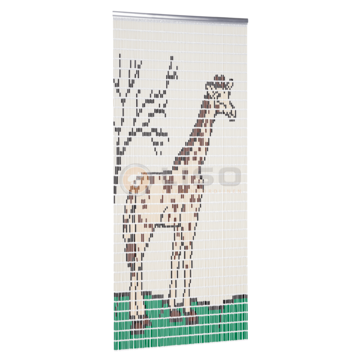 Liso ® Vliegengordijn Liso ® Hulzengordijn met Giraffe | Op maat gemaakt