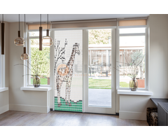 Liso ® Vliegengordijn Liso ® Hulzengordijn met Giraffe | Op maat gemaakt