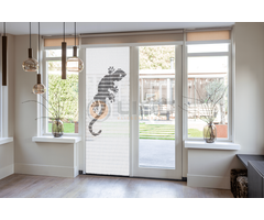 Liso ® Vliegengordijn Liso ® Hulzengordijn met Leguaan | Op maat gemaakt