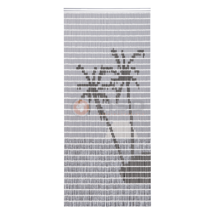 Liso ® Vliegengordijn Liso ® Hulzengordijn met Palmenstrand | Op maat gemaakt