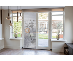 Liso ® Vliegengordijn Liso ® Hulzengordijn met Palmenstrand | Op maat gemaakt