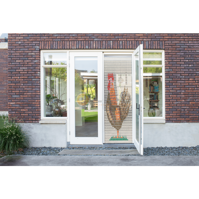 Liso ® Vliegengordijn Liso ® Hulzengordijn met Kip | Op maat gemaakt
