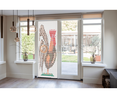 Liso ® Vliegengordijn Liso ® Hulzengordijn met Haan | Op maat gemaakt
