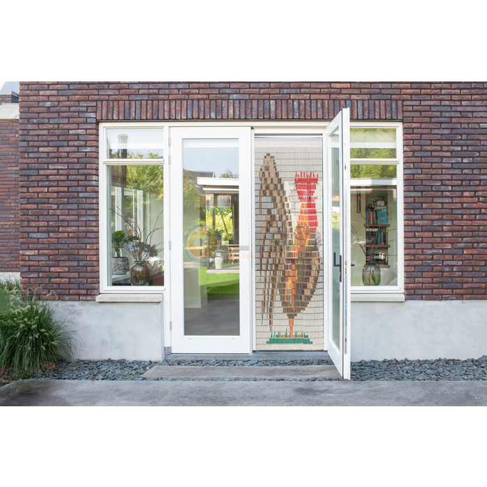 Liso ® Vliegengordijn Liso ® Hulzengordijn met Haan | Op maat gemaakt