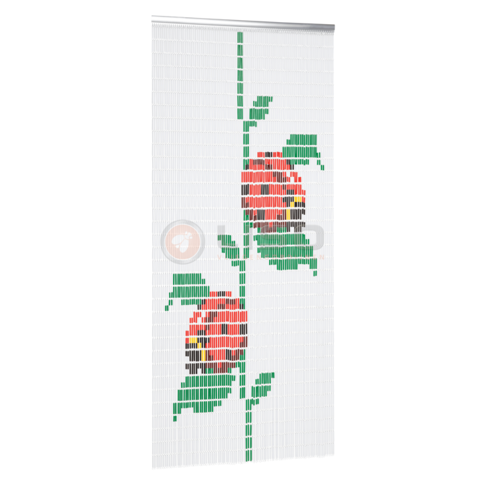 Liso ® Vliegengordijn Liso ® Hulzengordijn met Lieveheersbeestjes | Op maat gemaakt