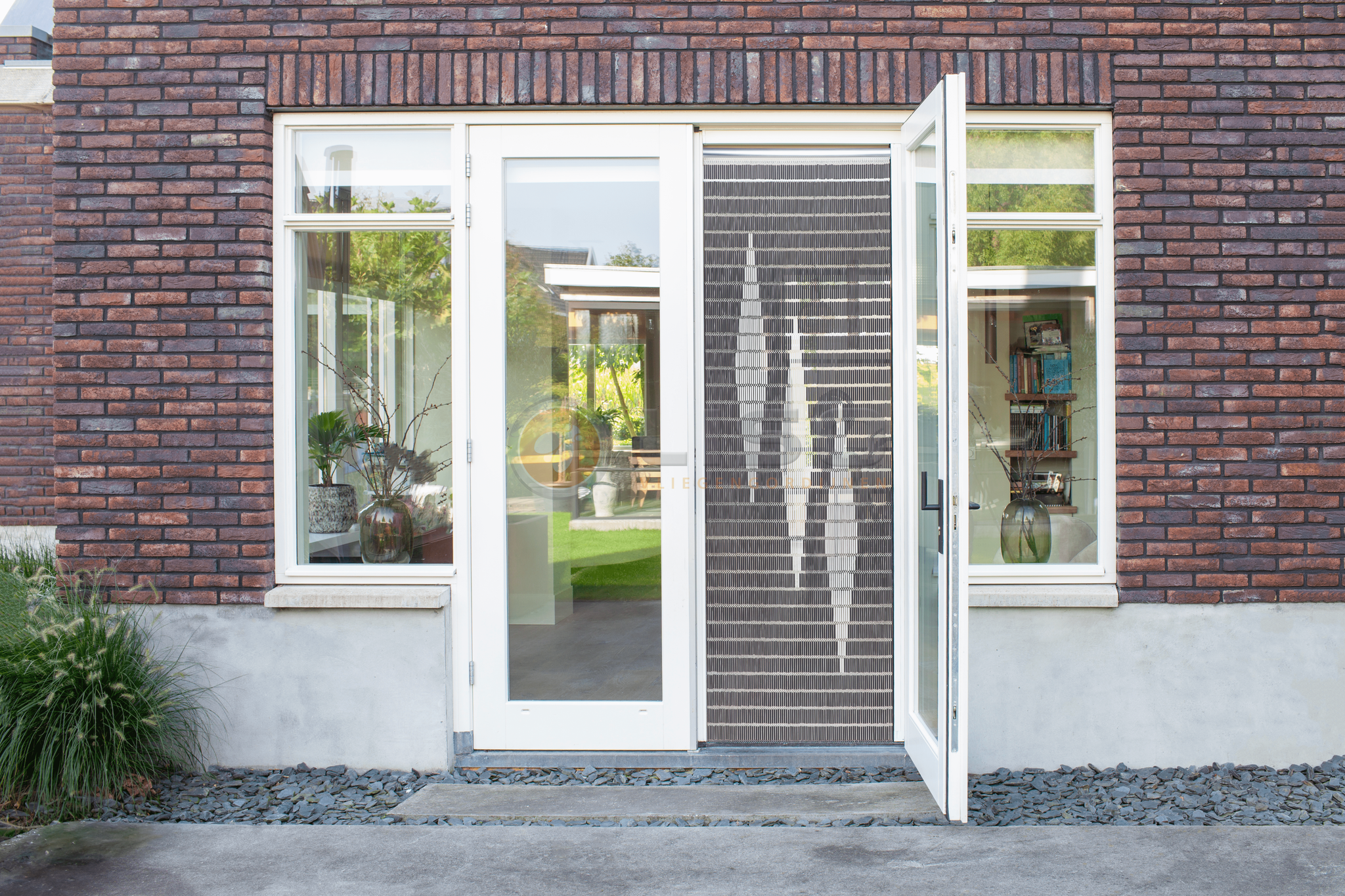 Liso ® Vliegengordijn Liso ® Hulzengordijn met Drie ruiten | Doe-het-zelf pakket