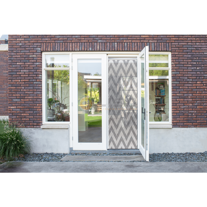Liso ® Vliegengordijn Liso ® Hulzengordijn met Zigzag | Doe-het-zelf pakket