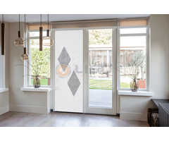 Liso ® Vliegengordijn Liso ® Hulzengordijn met 2 Ruiten | Doe-het-zelf pakket