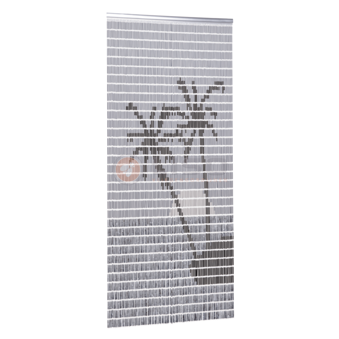 Liso ® Vliegengordijn Liso ® Hulzengordijn met Palmenstrand | Doe-het-zelf pakket