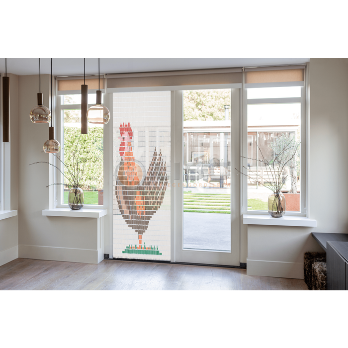 Liso ® Vliegengordijn Liso ® Hulzengordijn met Kip | Doe-het-zelf pakket