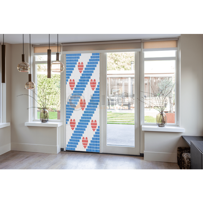 Liso ® Vliegengordijn Liso ® Hulzengordijn met Friesche Vlag | Op maat gemaakt