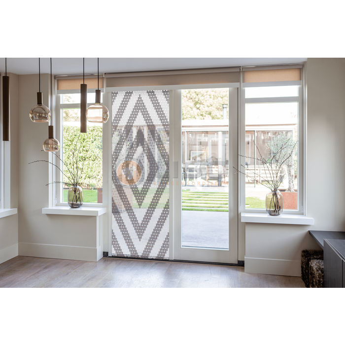 Liso ® 014 Vliegengordijn met Ruit in ruit - kant en klaar 92 x 209