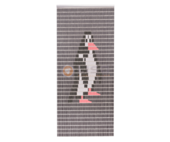 Liso ® 018 Vliegengordijn met Pinguïn - kant en klaar 92 x 209