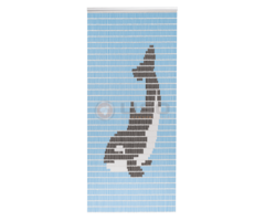 Liso® 021 Vliegengordijn met Orka - kant en klaar 92 x 209