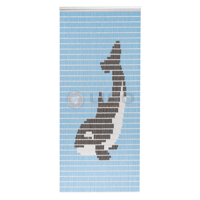 Liso® 021 Vliegengordijn met Orka - kant en klaar 92 x 209