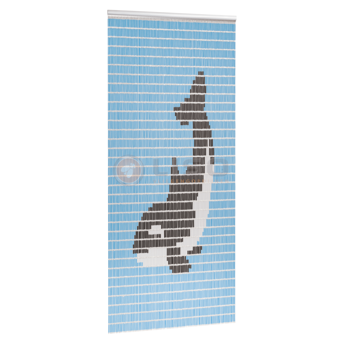 Liso® 021 Vliegengordijn met Orka - kant en klaar 92 x 209