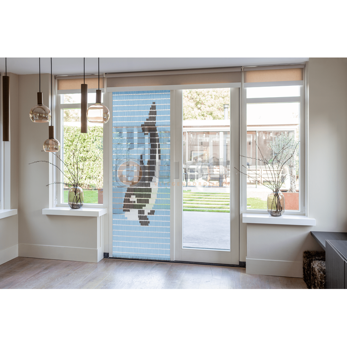 Liso® 021 Vliegengordijn met Orka - kant en klaar 92 x 209