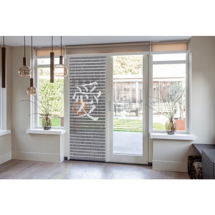 Liso ® 041 Vliegengordijn met Chinees teken Liefde - kant en klaar 92 x 209