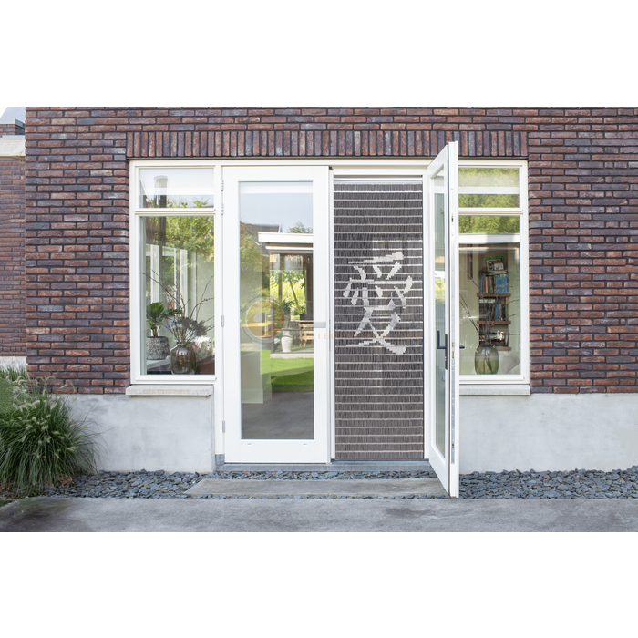 Liso ® 041 Vliegengordijn met Chinees teken Liefde - kant en klaar 92 x 209
