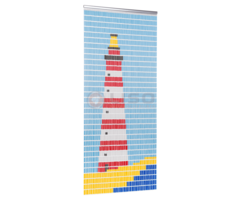 Liso ® 051 Vliegengordijn met Vuurtoren - kant en klaar 92 x 209