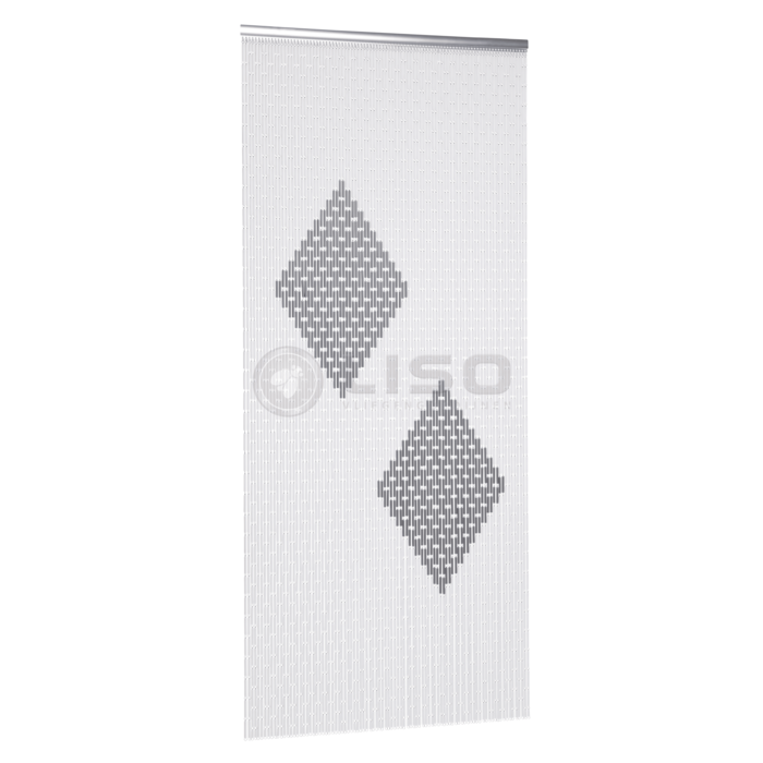 Liso ® 063 Vliegengordijn met 2 Ruiten - kant en klaar 92 x 209