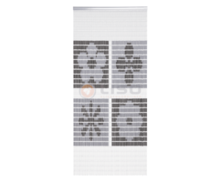 Liso ® 079 Vliegengordijn met Bloemen in Blokken - kant en klaar 92 x 209