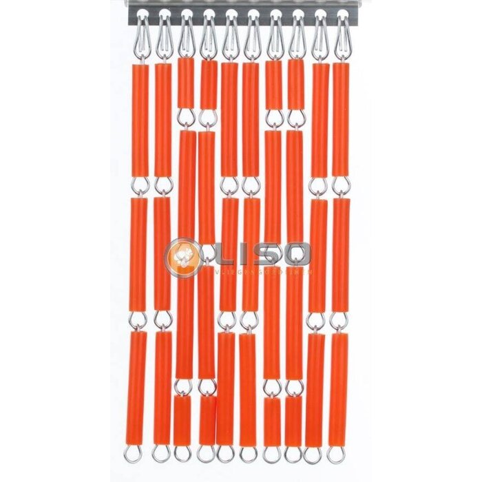 Liso® Vliegengordijn Liso ® Hulzengordijn RAL 2008 Helder roodoranje | Op maat gemaakt