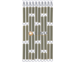 Liso® Vliegengordijn Liso ® Hulzengordijn RAL 6013 Rietgroen | Op maat gemaakt