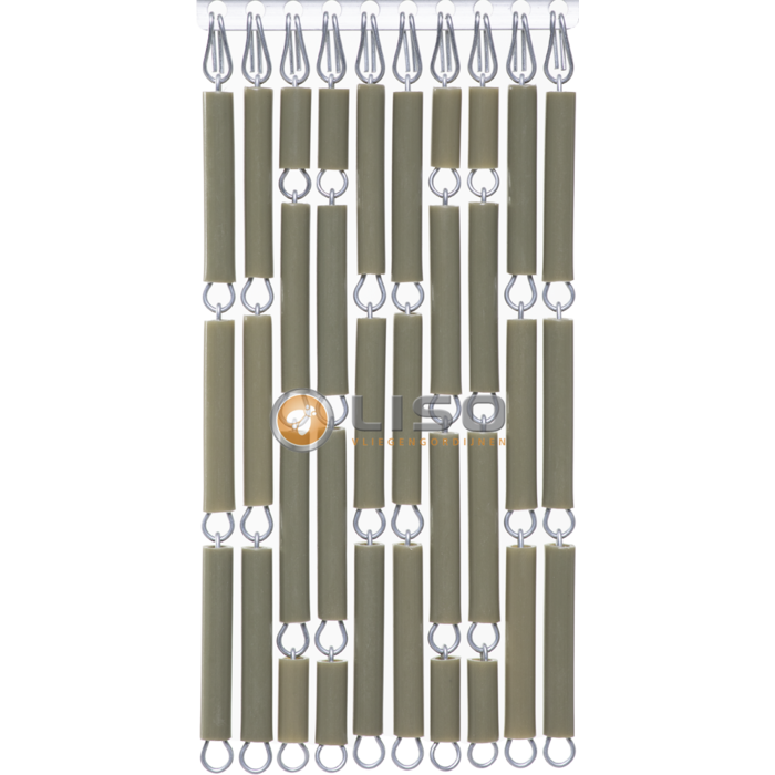 Liso ® Vliegengordijn Liso ® Hulzengordijn RAL 6031 Rietgroen | Op maat gemaakt