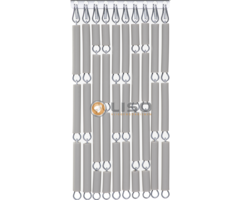Liso ® Vliegengordijn Liso ® Hulzengordijn RAL 7032 Kiezelgrijs | Op maat gemaakt