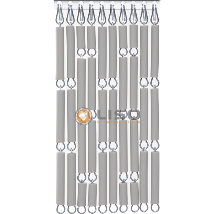 Liso ® Vliegengordijn Liso ® Hulzengordijn RAL 7032 Kiezelgrijs | Op maat gemaakt