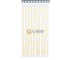 Liso® Vliegengordijn Liso ® Hulzengordijn RAL 1015 Licht ivoor | Op maat gemaakt