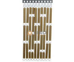 Liso® Vliegengordijn Liso ® Hulzengordijn RAL 1036 Parelmoer Goud | Op maat gemaakt