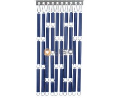 Liso ® Vliegengordijn Liso ® Hulzengordijn LISO 0026 Donkerblauw | Op maat gemaakt