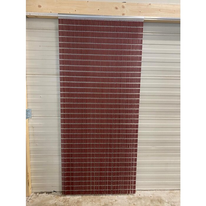 Liso ® Vliegengordijn Bordeaux rood recht - kant en klaar 92 x 209