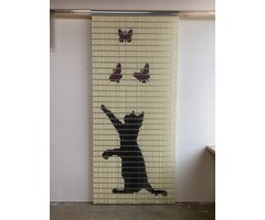 Liso ® 124 Vliegengordijn met Vlinders in Vlucht - kant en klaar 92 x 209