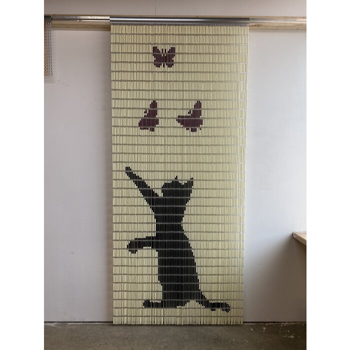 Liso ® 124 Vliegengordijn met Vlinders in Vlucht - kant en klaar 92 x 209