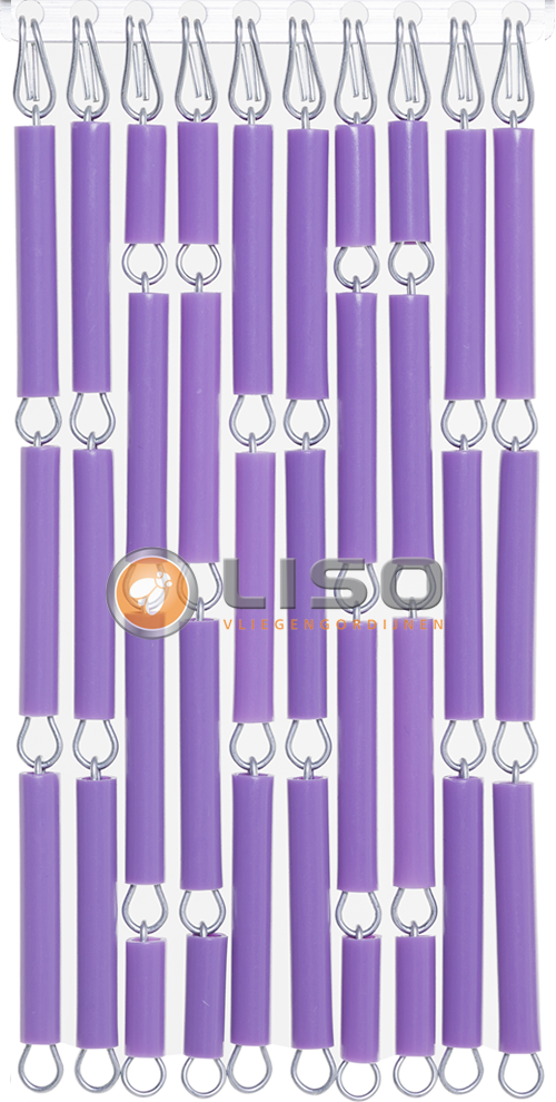 Liso ® Vliegengordijn Liso ® Hulzengordijn RAL 4005 Blauw lila | Doe-het-zelf pakket