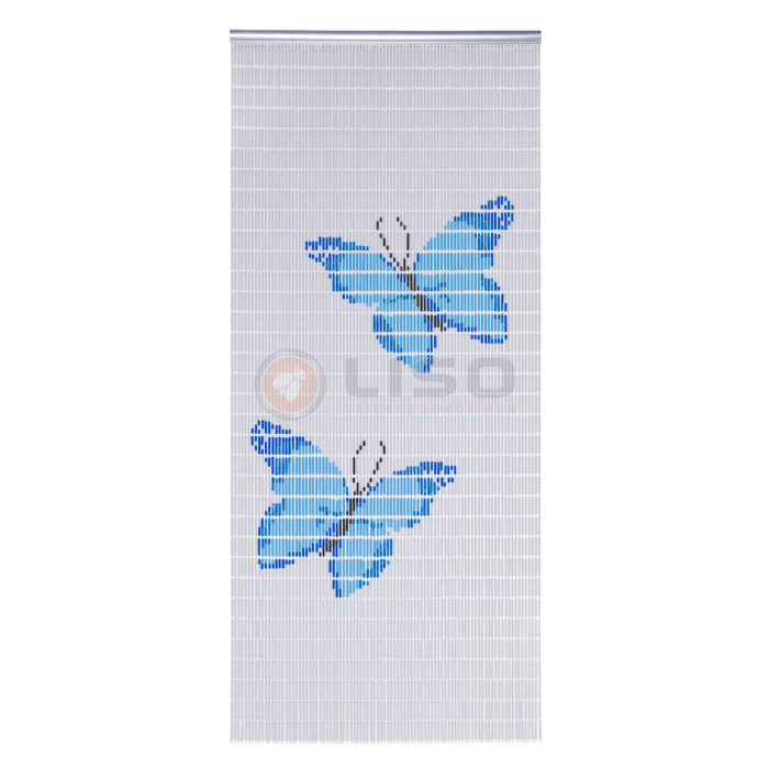 Liso ® Vliegengordijn Liso ® Hulzengordijn met Vlinders in vlucht | Doe-het-zelf pakket