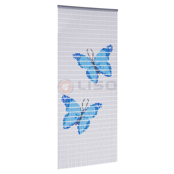 Liso ® Vliegengordijn Liso ® Hulzengordijn met Vlinders in vlucht | Doe-het-zelf pakket