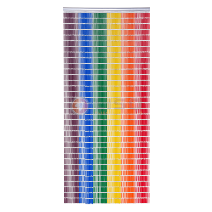 Liso ® Vliegengordijn Liso ® Hulzengordijn met Regenboog | Doe-het-zelf pakket