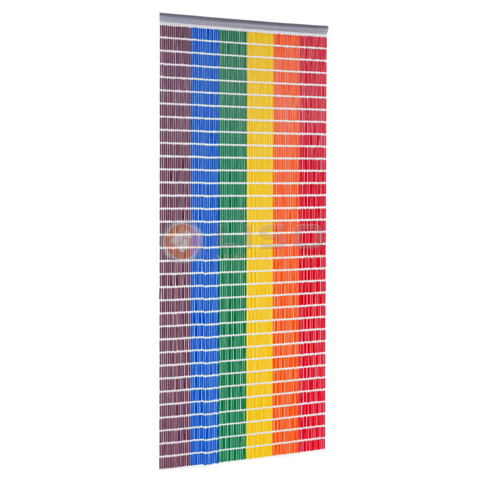 Liso ® Vliegengordijn Liso ® Hulzengordijn met Regenboog  | Op maat gemaakt
