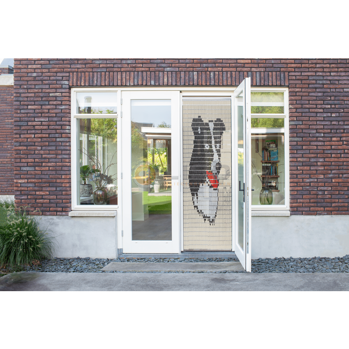 Liso ® Vliegengordijn Liso ® Hulzengordijn met Collie | Op maat gemaakt