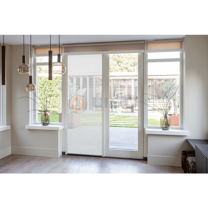 Liso ® Vliegengordijn Liso ® Hulzengordijn LISO 0001 Transparant Mat | Kant en Klaar 92 x 209 cm