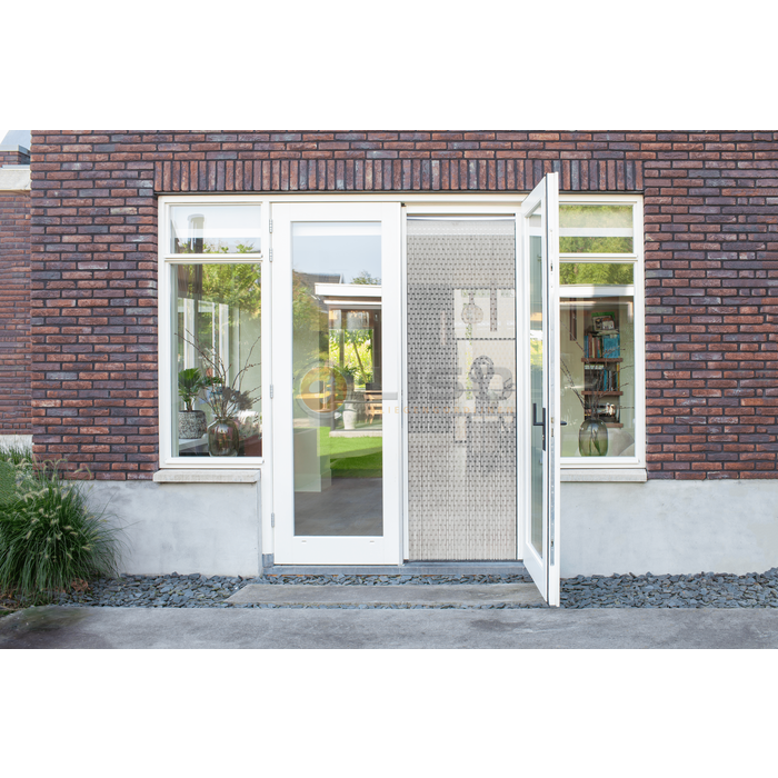 Liso ® Vliegengordijn Liso ® Hulzengordijn LISO 0001 Transparant Mat | Kant en Klaar 92 x 209 cm